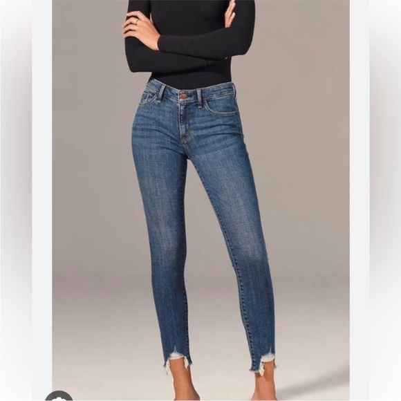 Abercrombie & Fitch Harper Low Rise Ankle Size 26/2R - Picture 1 of 8